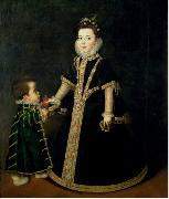 Sofonisba Anguissola Girl with a dwarf oil painting artist